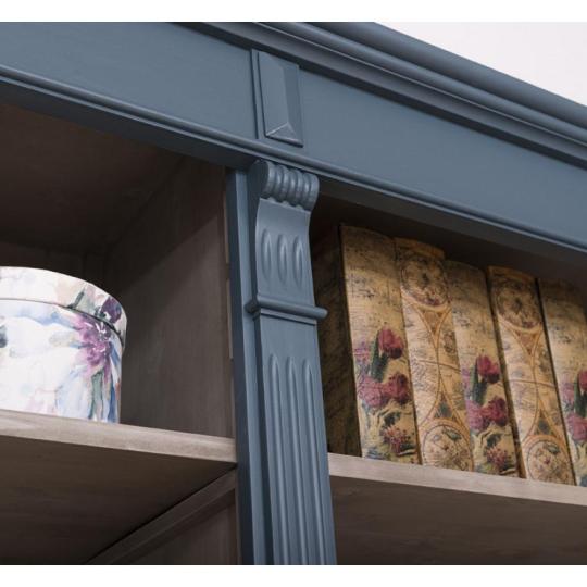 mediteransky country rustikalny masivne drevo kniznica modra obyvacka kancelaria pracovna klasicky sedliacky obnova nabytok lameridiana zariadenie kniznica hotel provansalsky kniznica.jpg